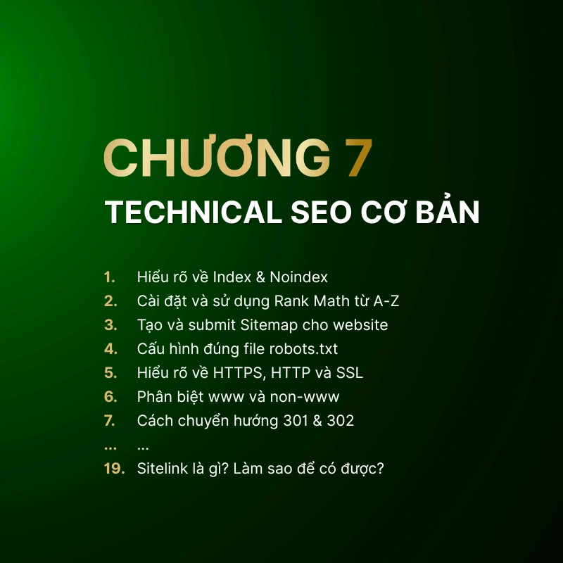 Giáo trình Chương 7: Technical SEO cơ bản tối ưu cấu trúc website