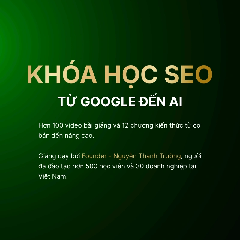 Lộ trình khóa học SEO Center Academy - Tổng quan toàn bộ 100+ bài học
