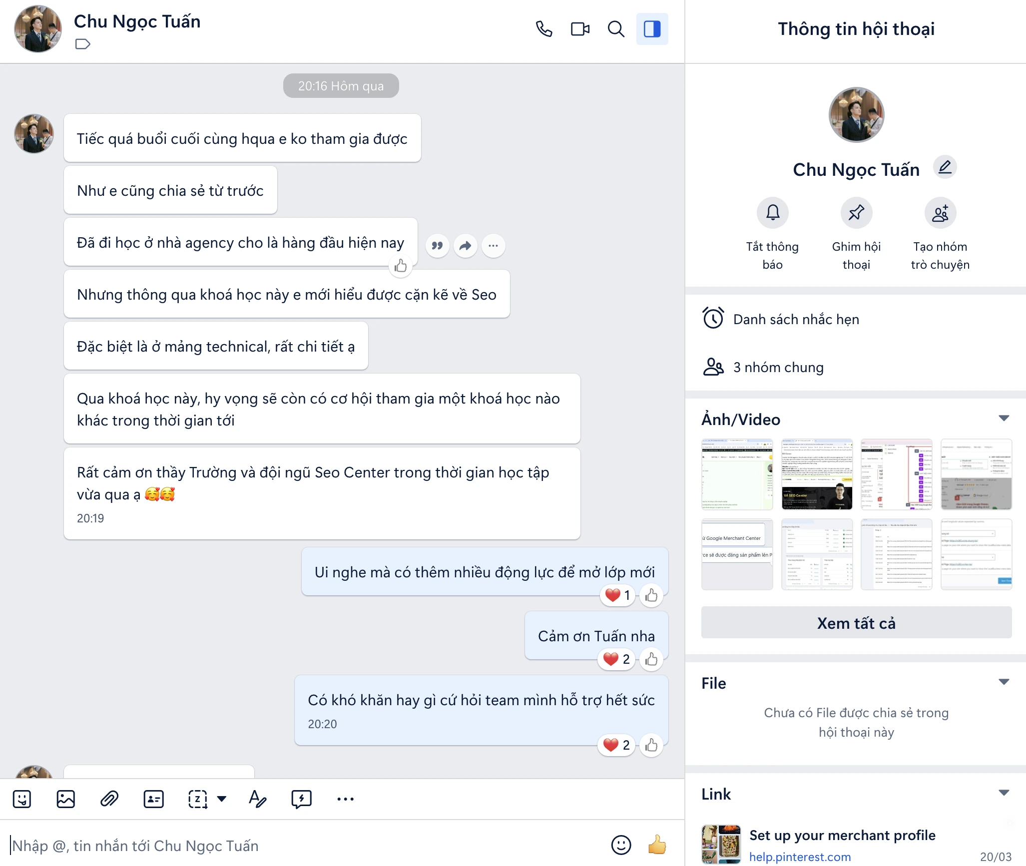 Review khóa học SEO Technical Chu Ngọc Tuấn