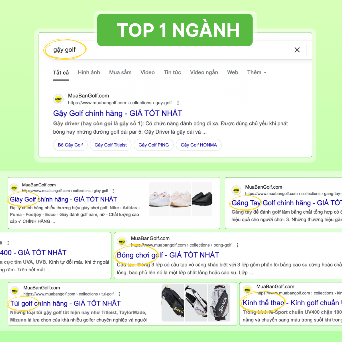 Top 1 ngành Golf