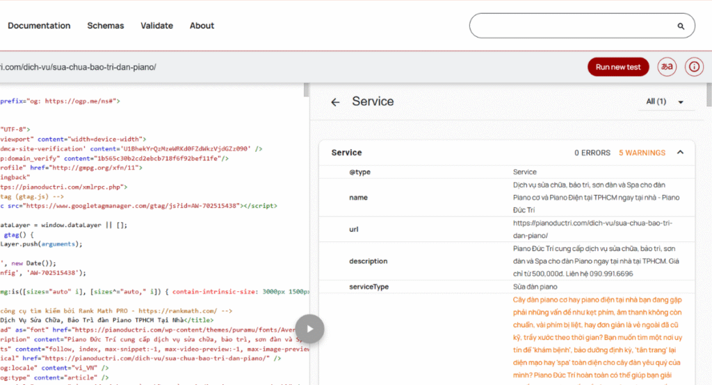Schema Service là gì? 15 thuộc tính & Cách triển khai Service Schema tốt nhất cho SEO và Google 1 Service Schema là một loại dữ liệu có cấu trúc được khai báo vào các trang dịch vụ