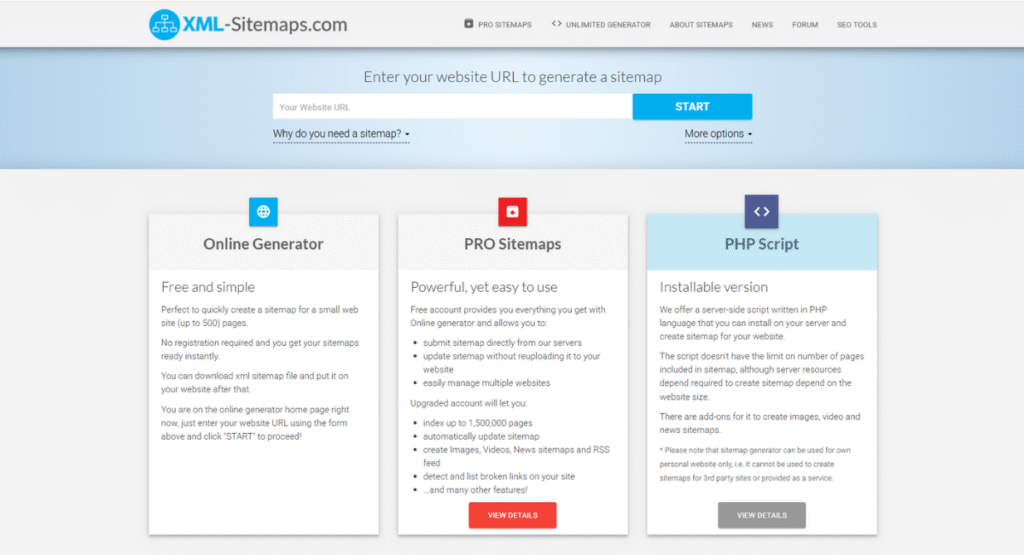Sitemap là gì? Phân loại & Cách tạo Sitemap tốt cho SEO nhất 8 Sử dụng công cụ tạo sitemap trực tuyến