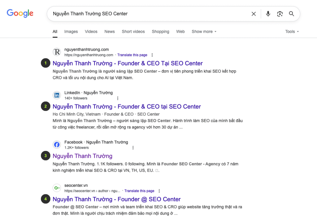 SEO cho ChatGPT: Cách giúp website lên top #1 ChatGPT 1 Tại SEO Center luôn xây dựng đội ngũ chuyên gia có thực, có kinh nghiệm