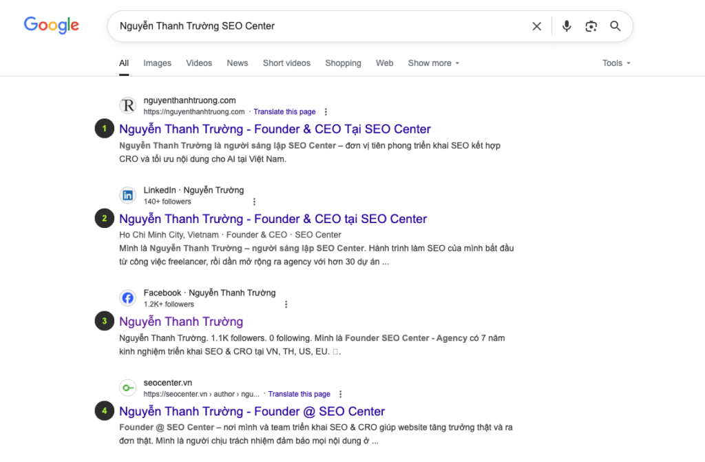 SEO cho Gemini: Cách giúp website lên top #1 trên Gemini 3 SEO Center luôn xây dựng uy tín của tác giả một cách thật sự