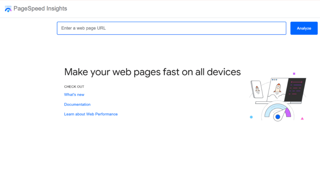 Kiểm tra CLS bằng PageSpeed Insights