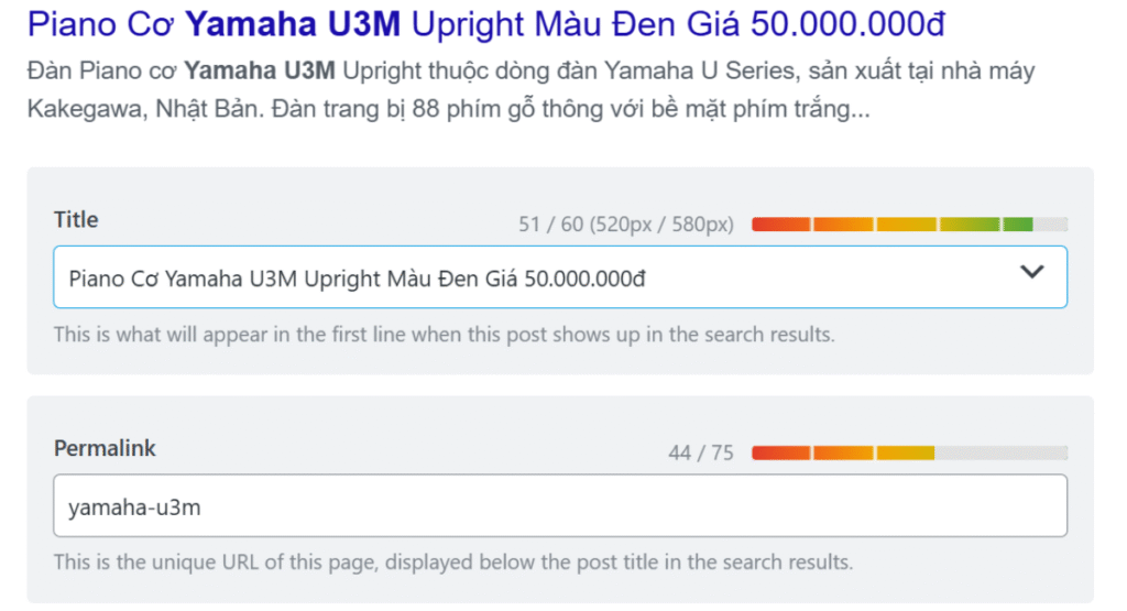 Tối ưu Title và Slug của URL