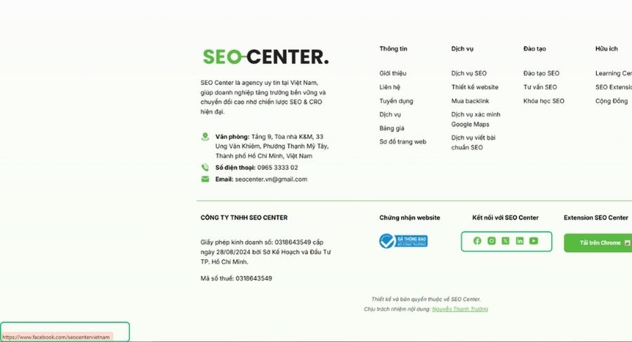 External Link là link dẫn người dùng từ website của bạn đến một website khác