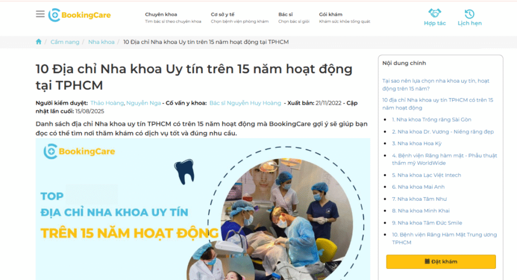 Tuyến nội dung Toplist thương hiệu_website trong ngành