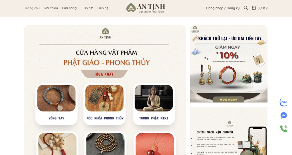 Dịch vụ thiết kế website giá rẻ 6 9. Website spa – làm đẹp