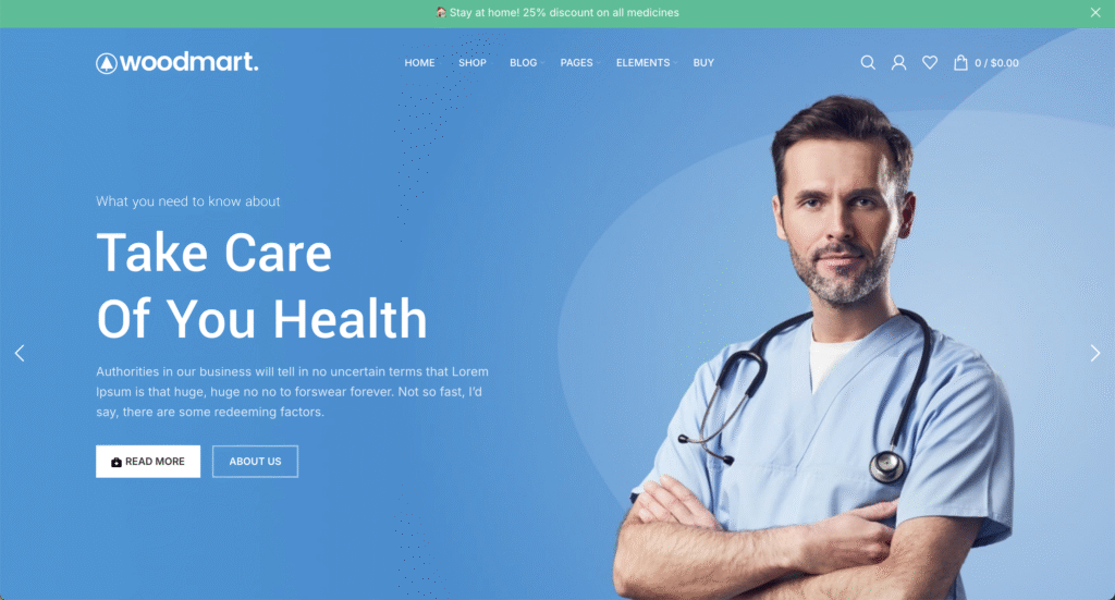 Dịch vụ thiết kế website giá rẻ 3 4. Website nha khoa – phòng khám
