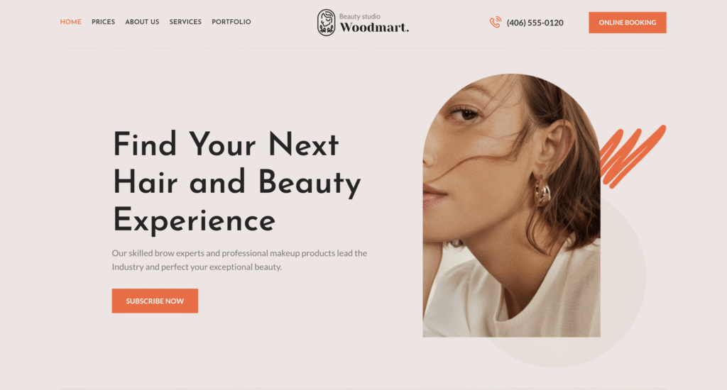 Dịch vụ thiết kế website giá rẻ 5 9. Website spa – làm đẹp