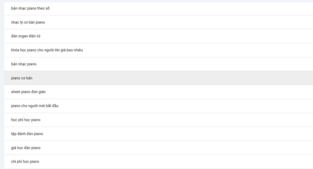 Tìm kiếm và ứng dụng 5 loại từ khóa quan trọng từ Google Search Console