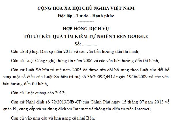 Bước 2: Ký kết hợp đồng dịch vụ