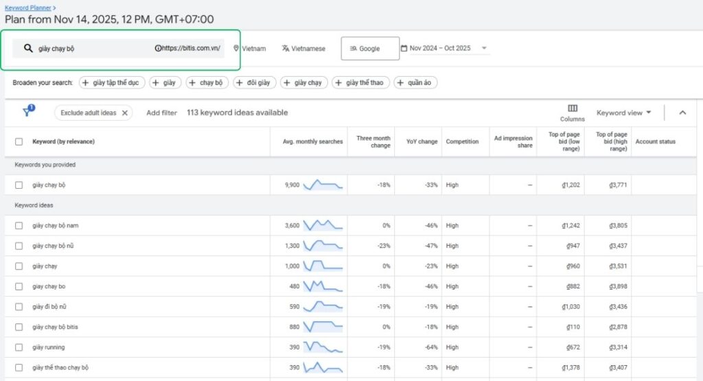 Phân tích URL của đối thủ để tìm ra những từ khóa họ đang xếp hạng