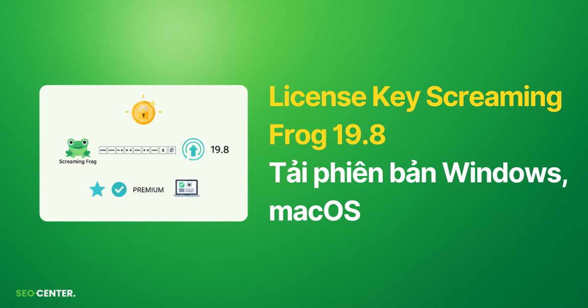 License Key Screaming Frog 19.8
