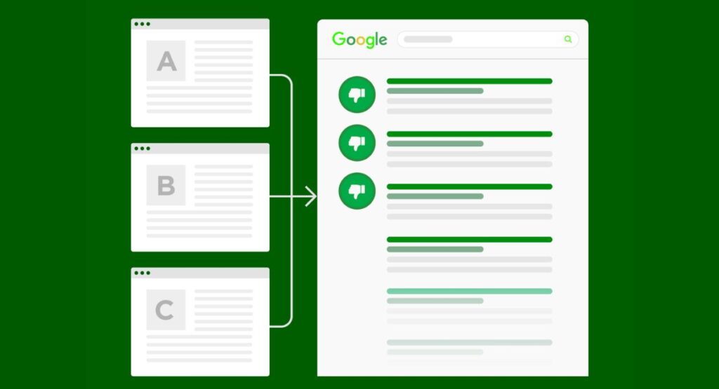 Cách Google xử lý nội dung trùng lặp