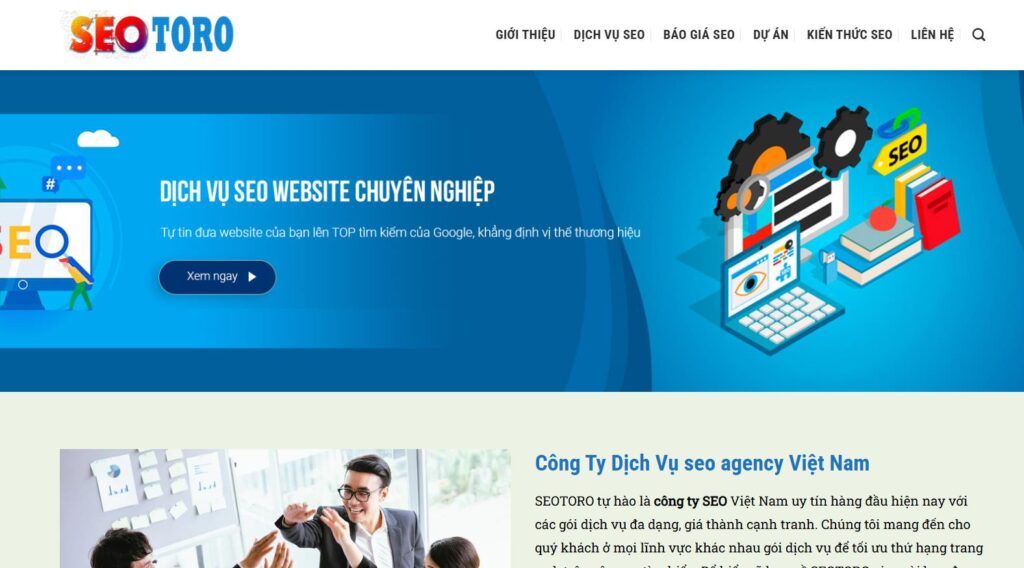 15+ công ty SEO uy tín, chuyên nghiệp nhất Việt Nam 2026 31 SEOTORO (thành lập từ 2020) là agency uy tín hàng đầu tại Việt Nam, chuyên cung cấp các giải pháp Digital Marketing và SEO tổng thể toàn diện.