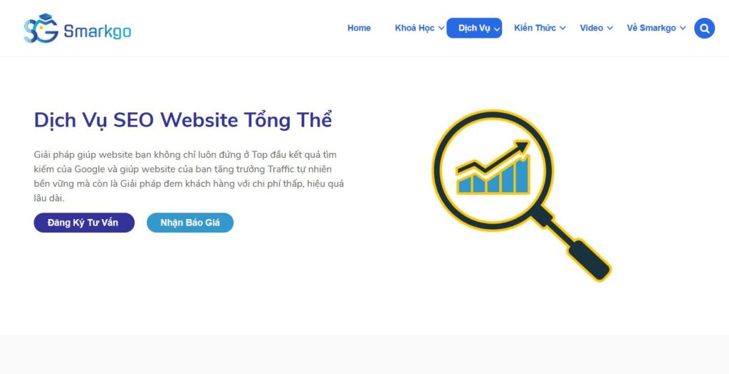 15+ công ty SEO uy tín, chuyên nghiệp nhất Việt Nam 2026 32 Smarkgo là một agency chuyên cung cấp các giải pháp Marketing và Bán hàng tổng thể, với thế mạnh nổi bật trong lĩnh vực B2B