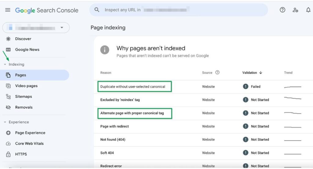 Sử dụng Google Search Console