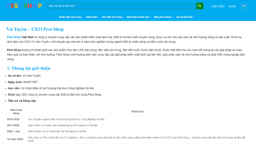 Thiết lập trang profile tác giả chuyên nghiệp