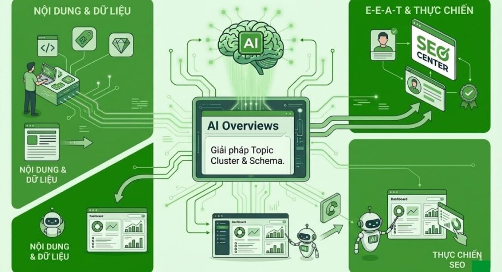 Chiến lược đưa thương hiệu vào câu trả lời của AI thay vì chỉ lên top Google