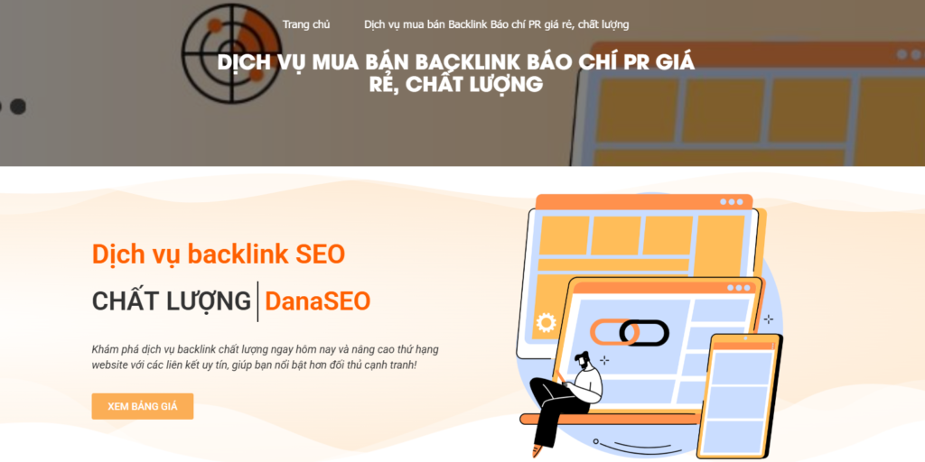 DanaSEO cung cấp Backlink báo và Guest Post chất lượng giúp website vượt mặt đối thủ.