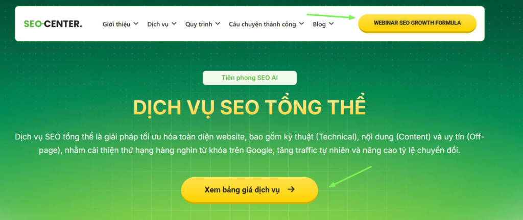 Tối ưu điều hướng và nút kêu gọi hành động