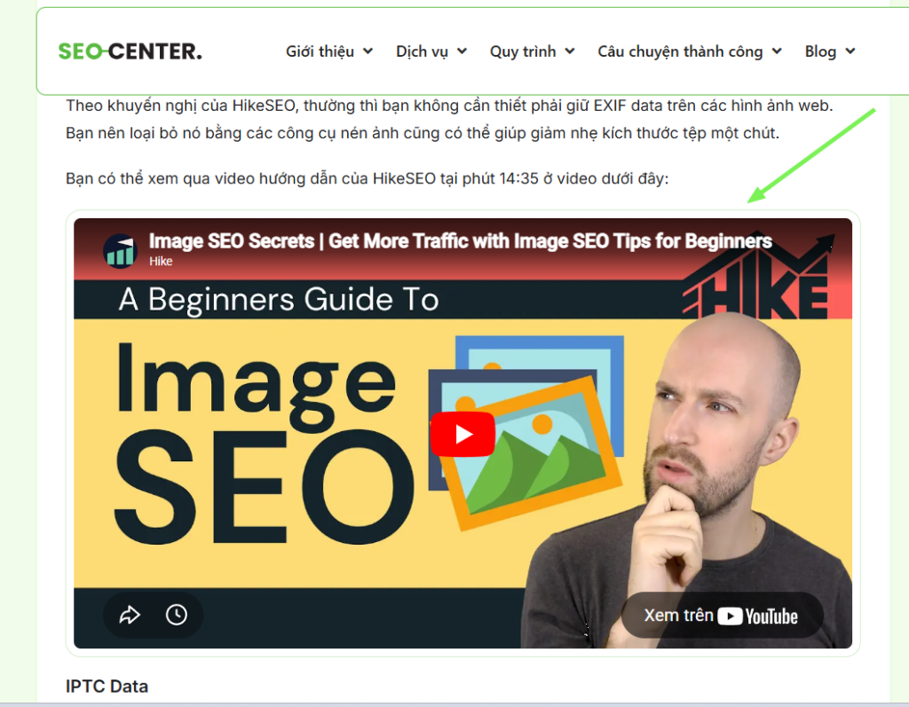 Sử dụng hình ảnh và video trong bài