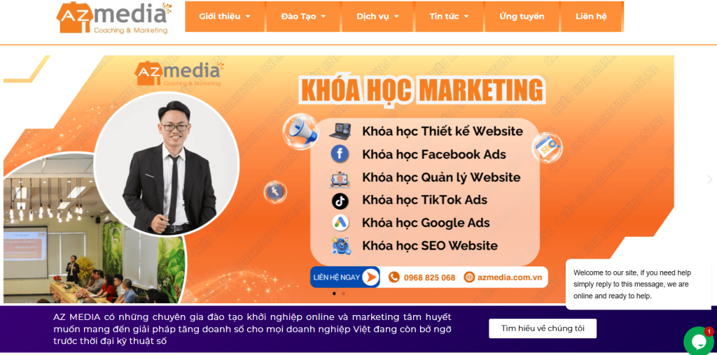 Az Media không chỉ đẩy từ khóa lên Top Google mà còn chú trọng vào việc phủ sóng hình ảnh doanh nghiệp