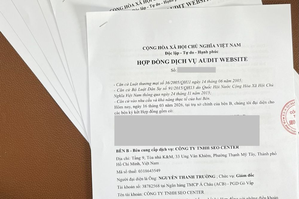 Bước 2_Ký hợp đồng dịch vụ Audit website với SEO Center