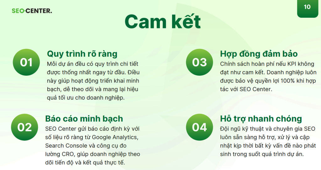 Chính sách hợp đồng và hỗ trợ chuyên nghiệp