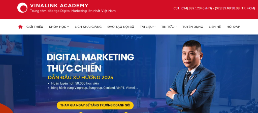 Chương trình học SEO tại Vinalink