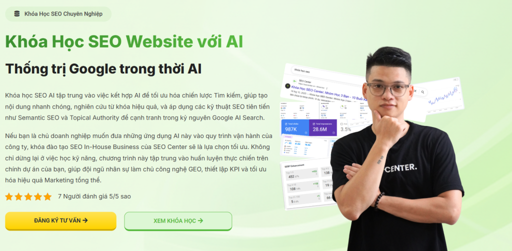 Khóa Học SEO Website với AI