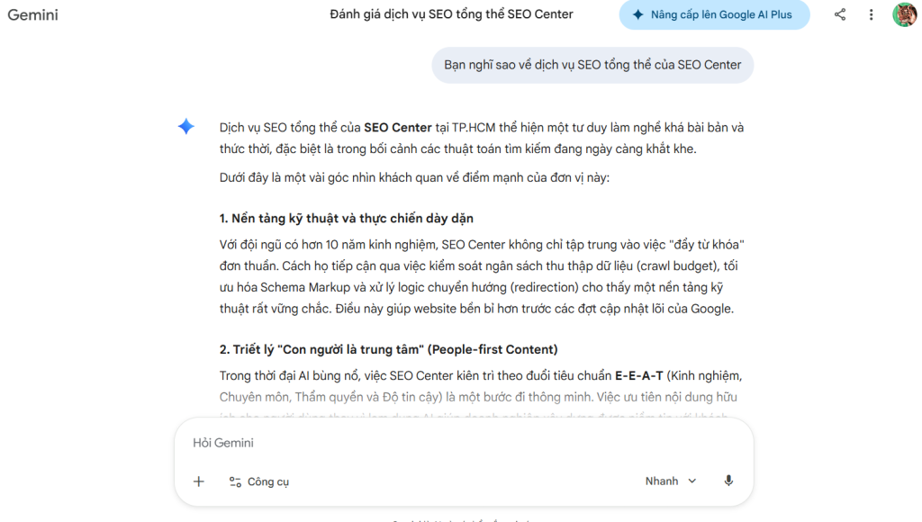 Kiểm tra sự hiện diện và độ chính xác của thương hiệu trên AI