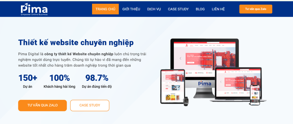 Pima Digital là một cái tên uy tín với đội ngũ chuyên gia hơn 10 năm kinh nghiệm trong ngành