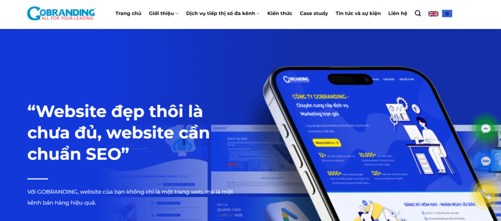 thiết kế web GOBRANDING