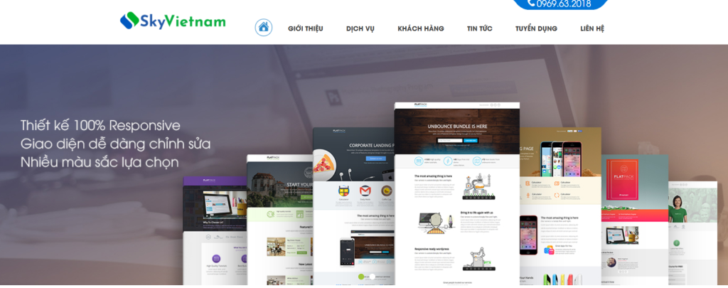 thiết kế web Sky Việt Nam